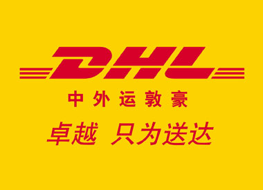 DHL中外運(yùn)敦豪定制黃色無視窗提升門